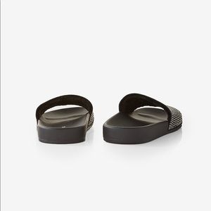 Express Shoes - Express Embellished Slides Express Shoes - Express Embellished Slides